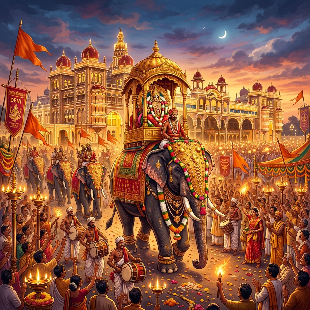 Mysuru Dasara Chamundeshwari Jatra